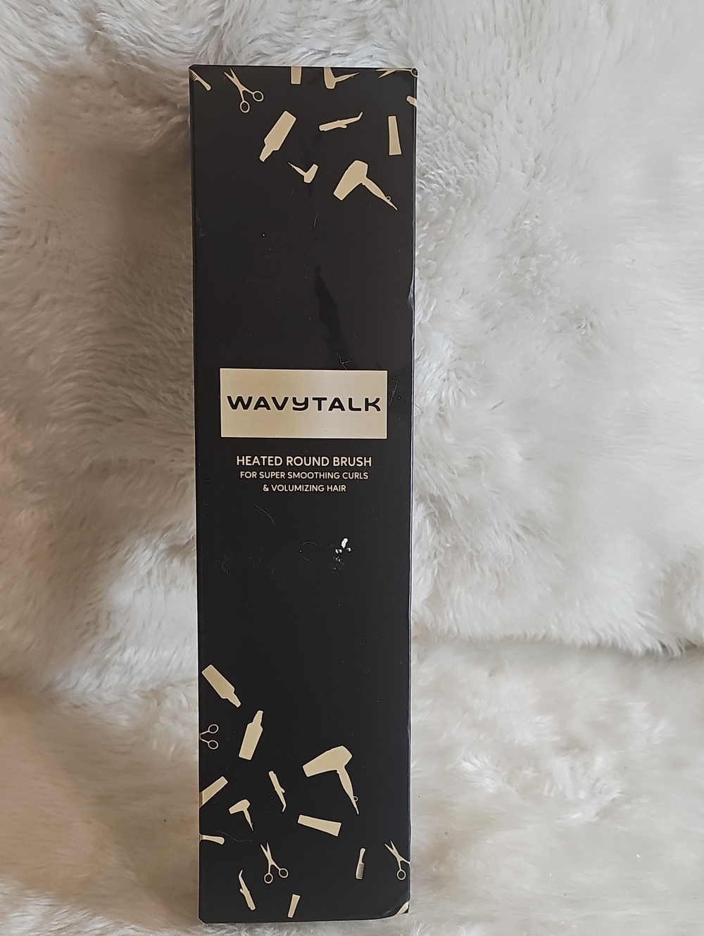 Wavytalk Heated Round Brush Purple New in Box